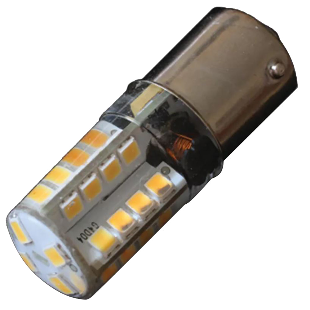 Lunasea BA15S Silicone Encapsulated LED Light Bulb 1030VDC 190 Lumen Warm White LLB22KW2100