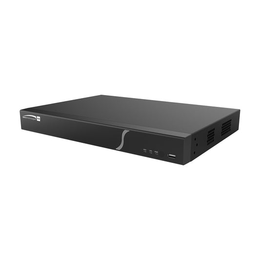 Speco 8 Channel 4K Recorder wSmart Analytics  8 BuiltIn POE Ports N8NRM2TB